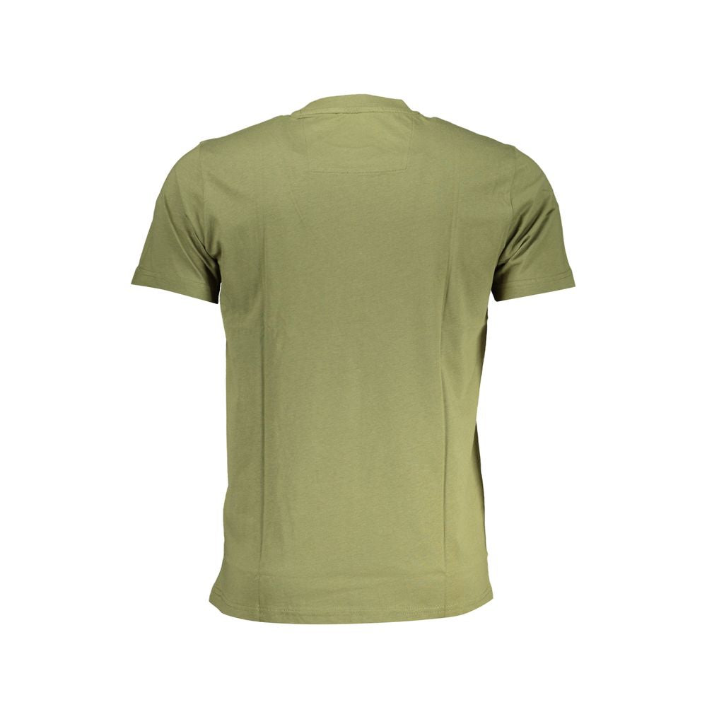 Cavalli Class Verde Cotton Men T-Shirt | Regal Royce