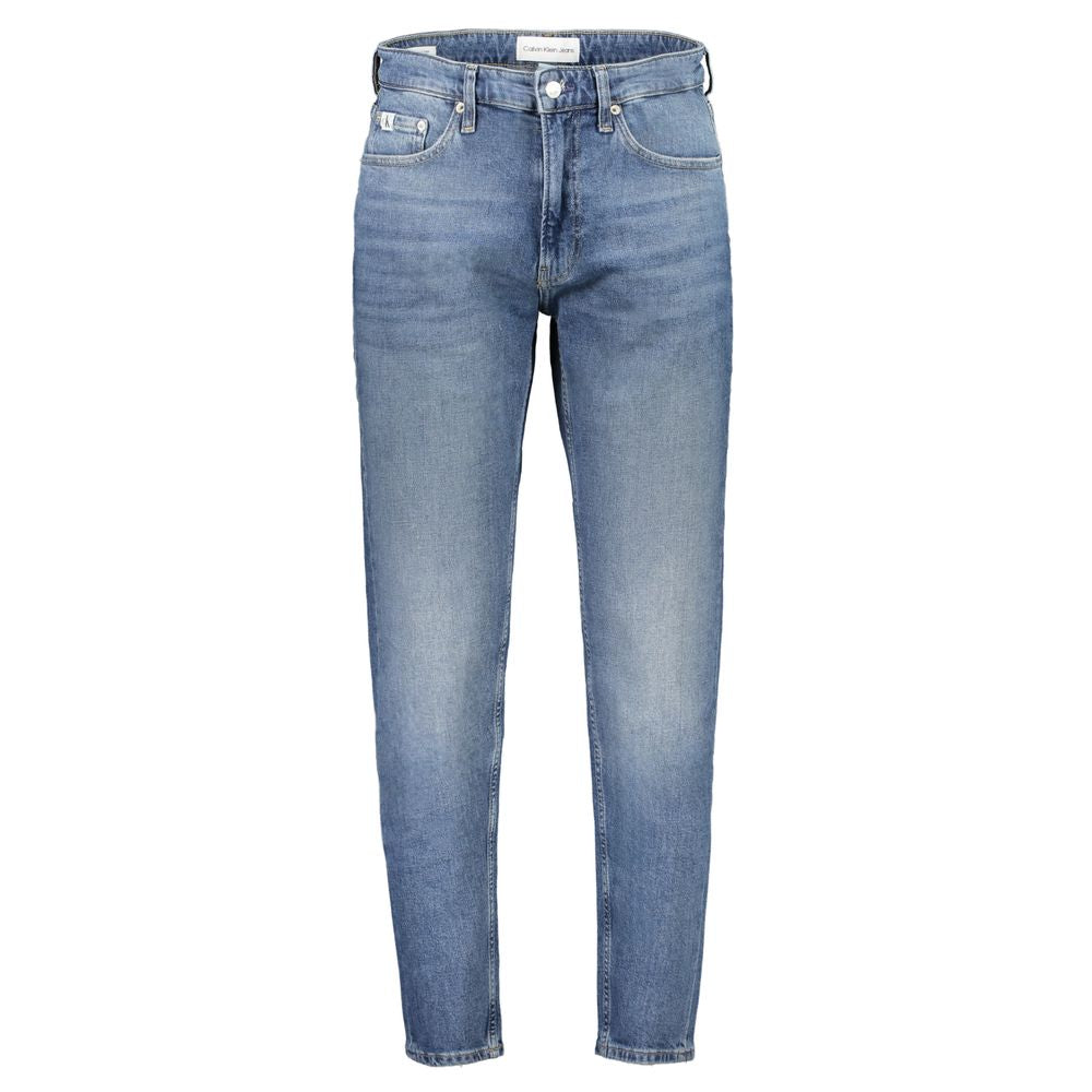 Calvin Klein Blu Cotton Men's Tapered Jean | Regal Royce
