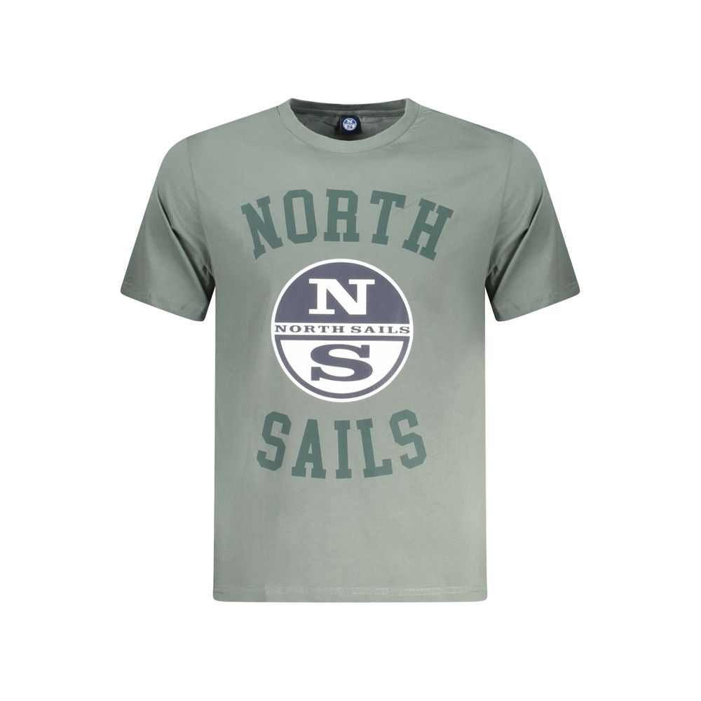 North Sails Verde Cotton Men T-Shirt | Regal Royce