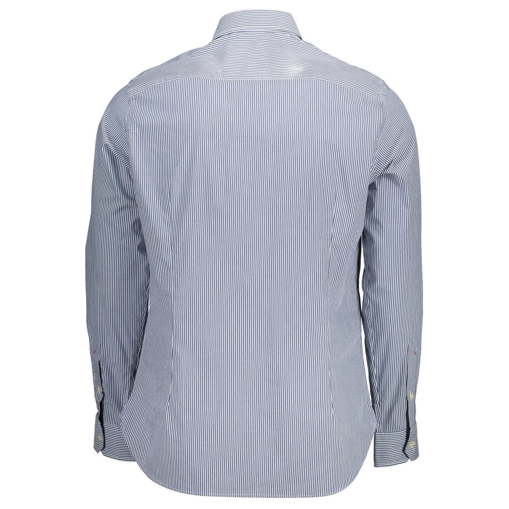 U.S. POLO ASSN. Blue Cotton Men Shirt | Regal Royce