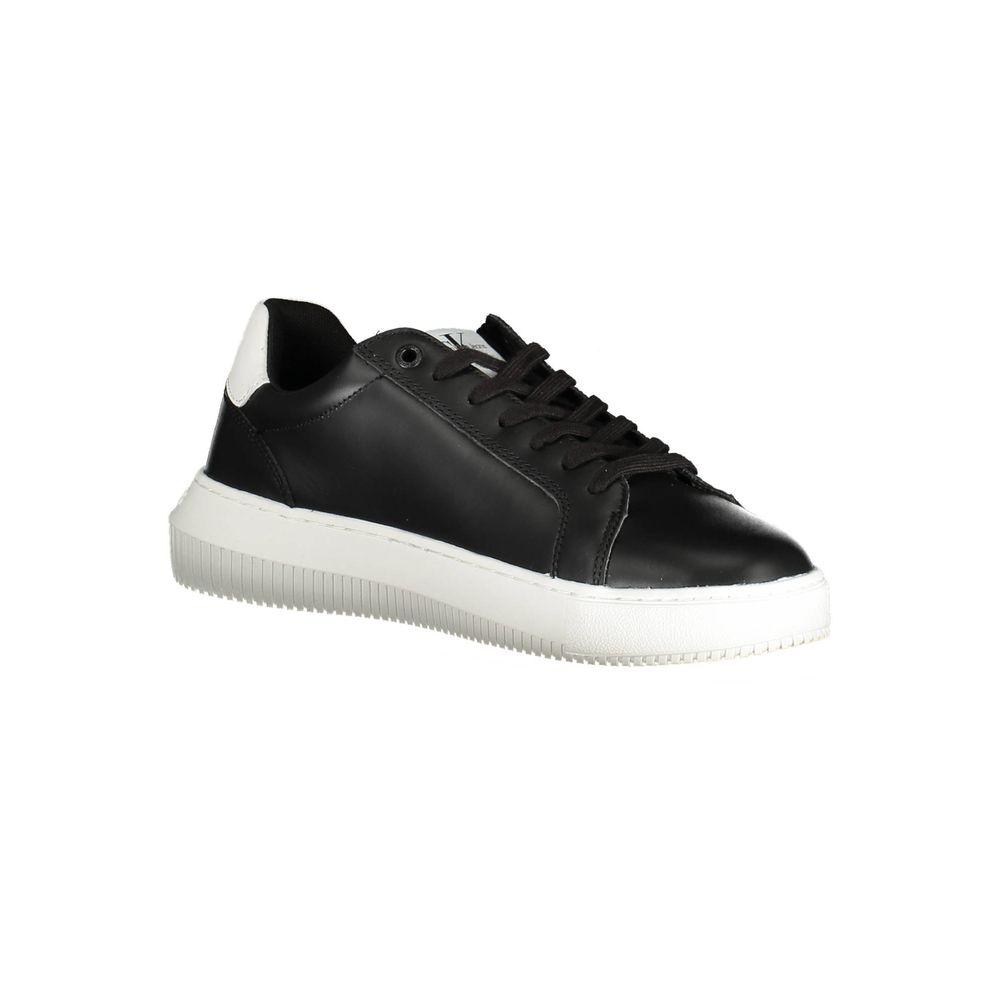 Calvin Klein Nero Leather Men Sneaker | Regal Royce