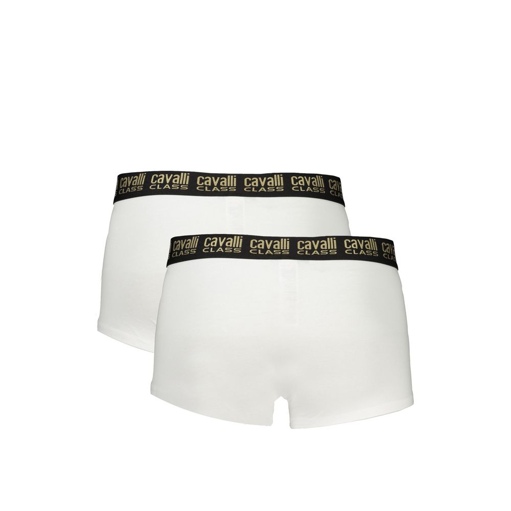 Cavalli Class White Cotton Men's Boxer Briefs | Regal Royce