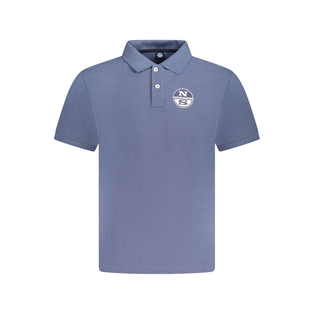 North Sails Blue Cotton Men Polo | Regal Royce
