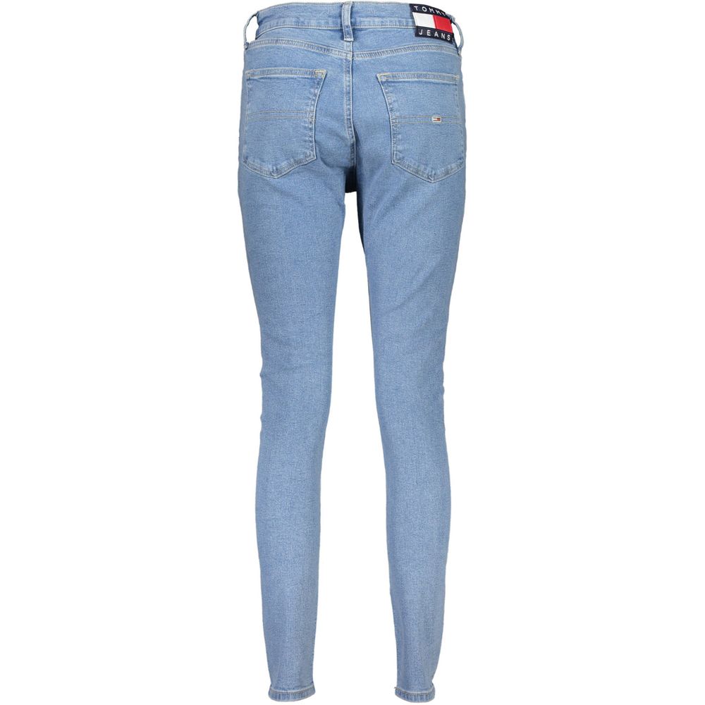 Tommy Hilfiger Azzurro Cotton Women Jeans | Regal Royce