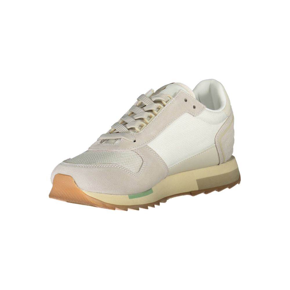 Napapijri White Polyurethane Men Sneaker | Regal Royce
