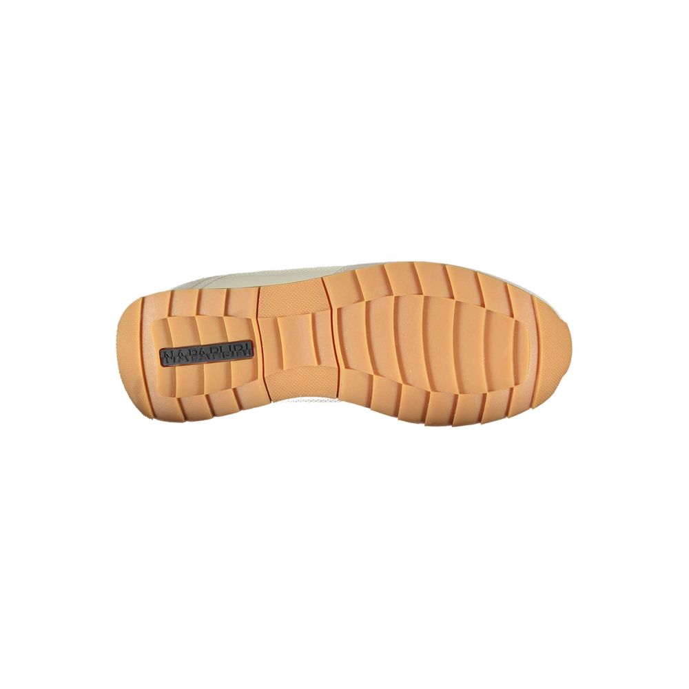 Napapijri White Polyurethane Men Sneaker | Regal Royce