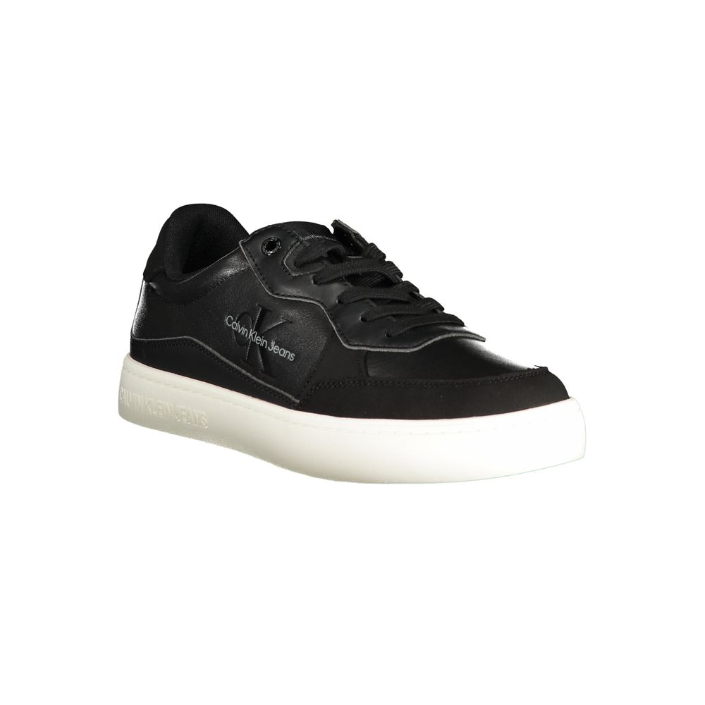 Calvin Klein Nero Polyurethane Men Sneaker | Regal Royce