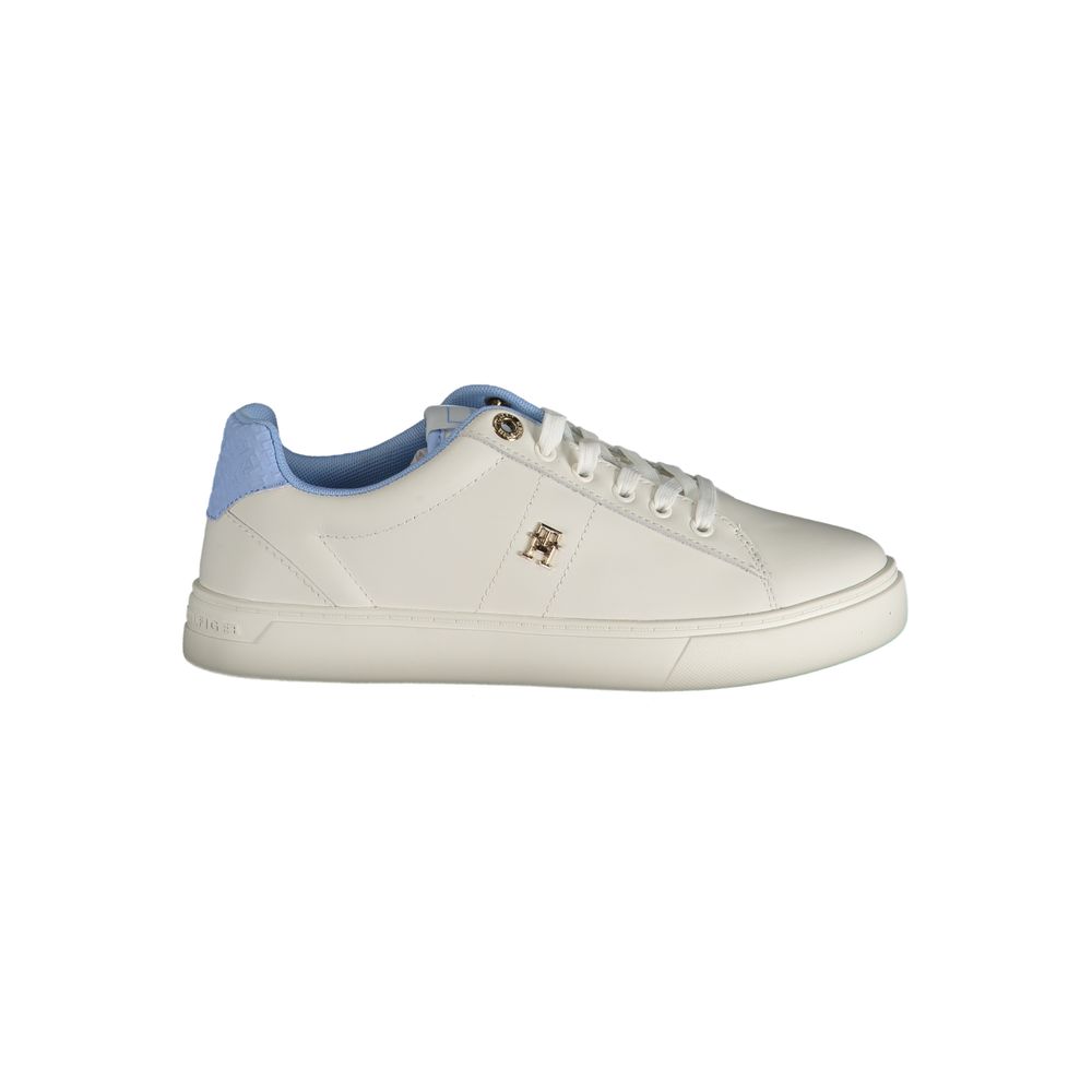 Tommy Hilfiger Azzurro Polyurethane Female Sneaker | Regal Royce