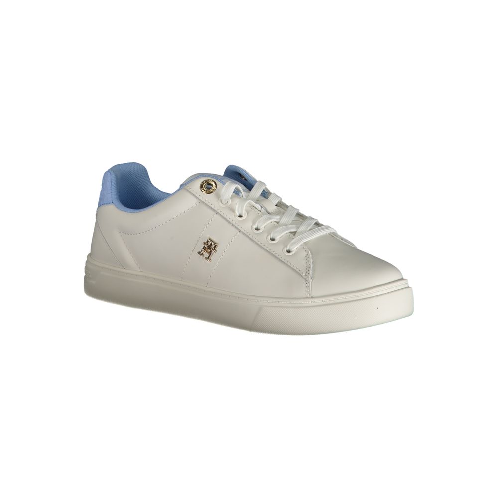 Tommy Hilfiger Azzurro Polyurethane Female Sneaker | Regal Royce