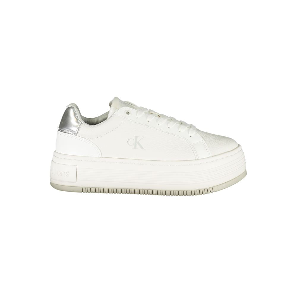Calvin Klein Bianco Leather Women Sneaker | Regal Royce
