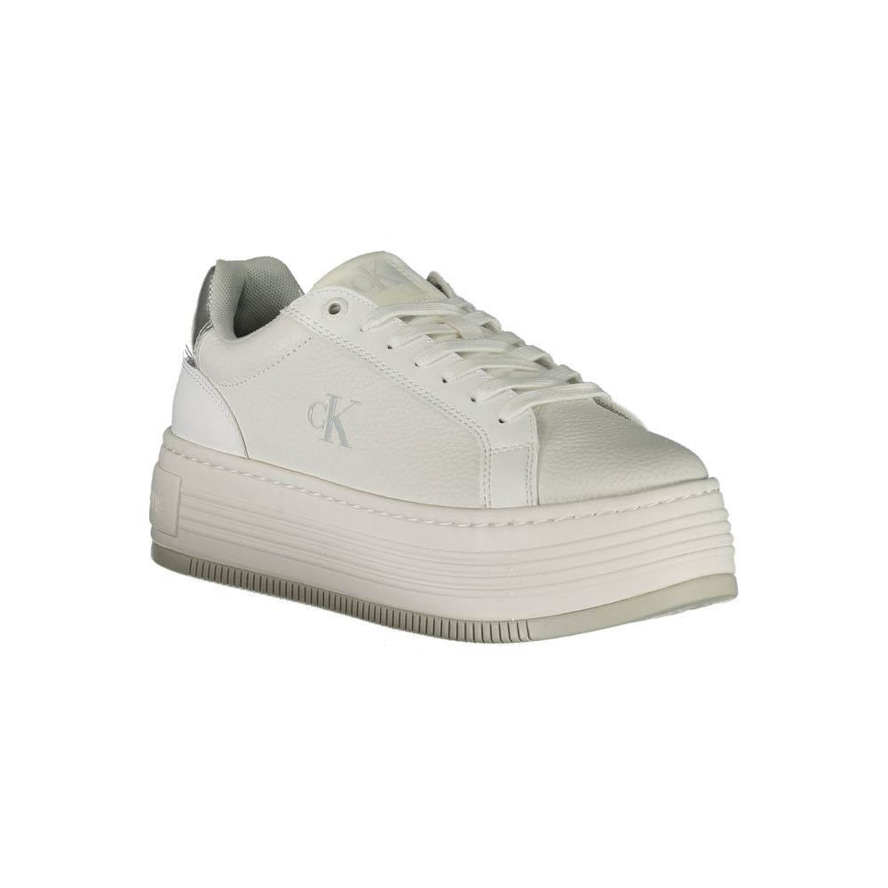 Calvin Klein Bianco Leather Women Sneaker | Regal Royce