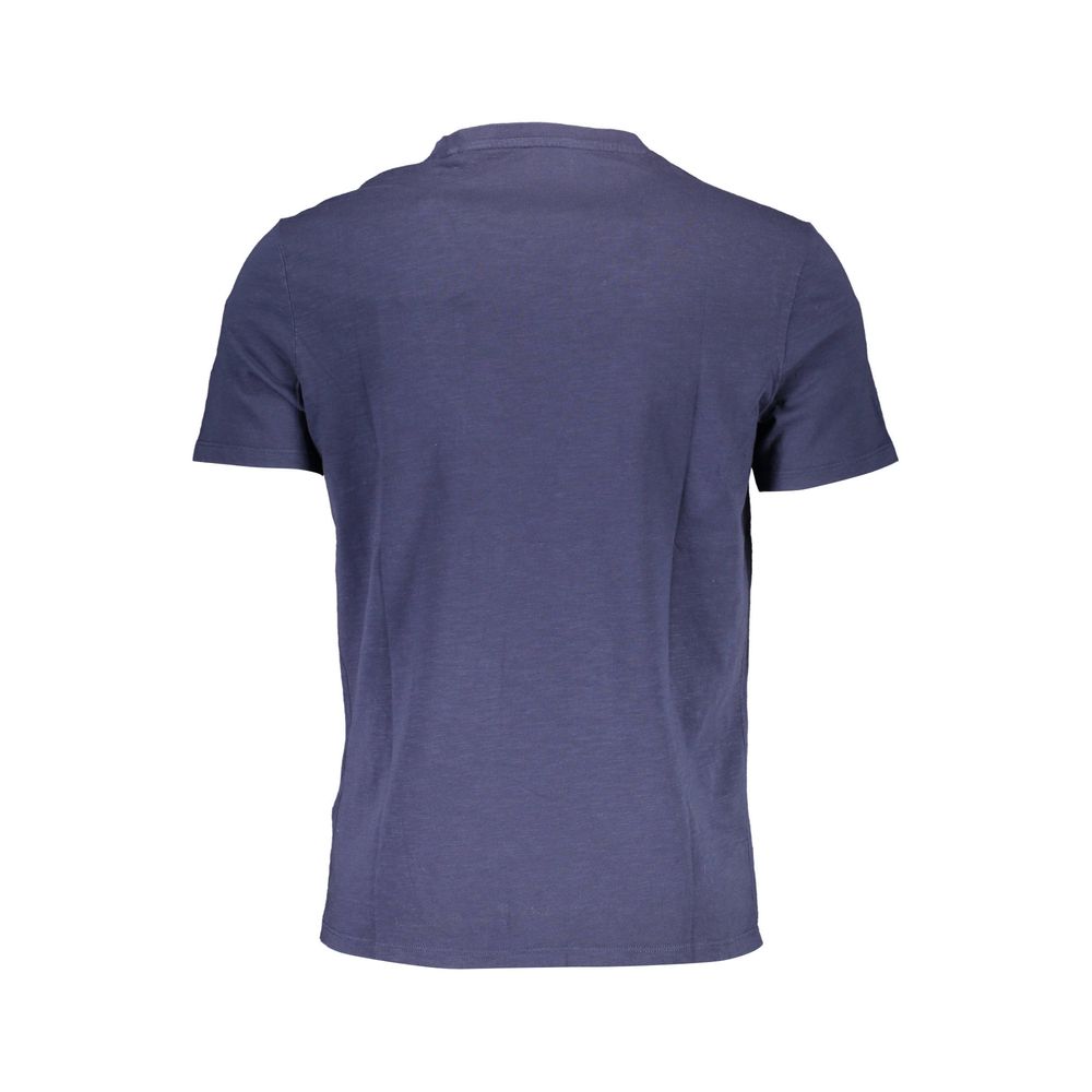 Guess Jeans Blue Cotton Men T-Shirt | Regal Royce