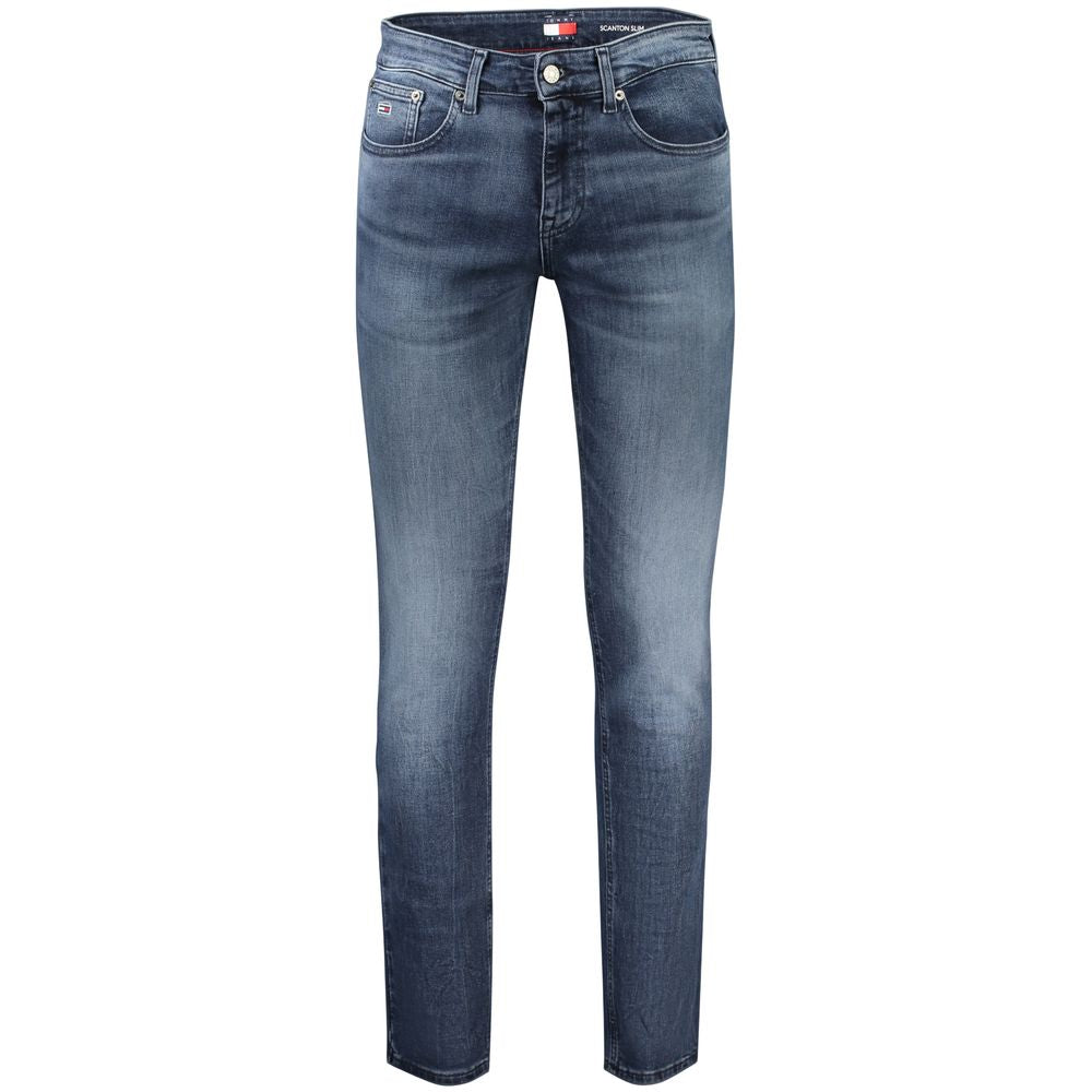 Tommy Hilfiger Blu Cotton Men's Slim Jeans | Regal Royce