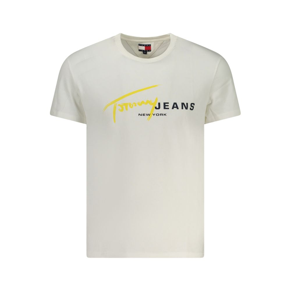 Tommy Hilfiger White Cotton Men's T-Shirt | Regal Royce