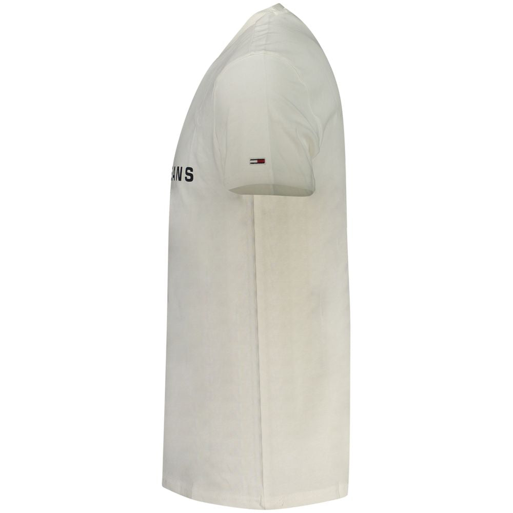 Tommy Hilfiger White Cotton Men's T-Shirt | Regal Royce