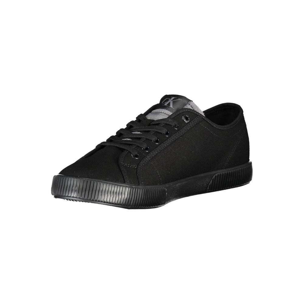 Calvin Klein Black Cotton Men Sneaker | Regal Royce