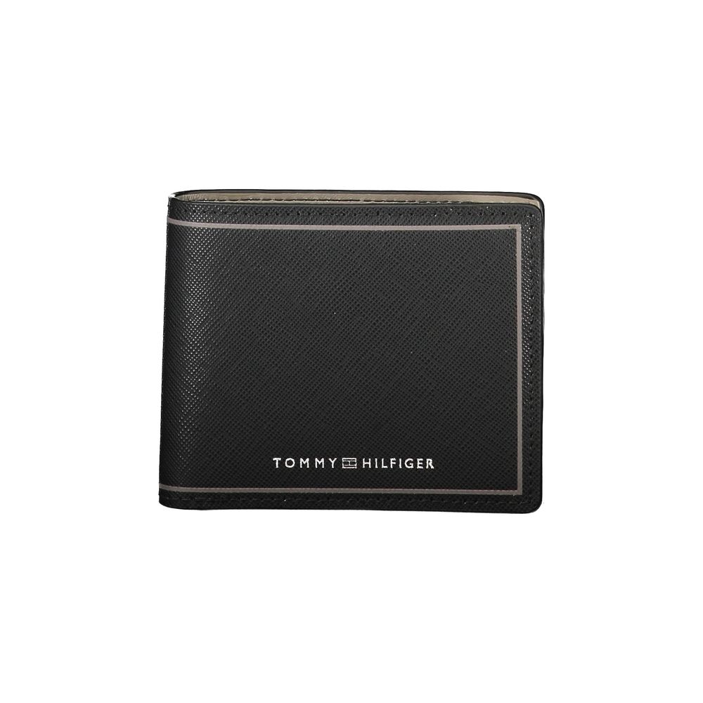 Tommy Hilfiger Black Leather Men Wallet | Regal Royce