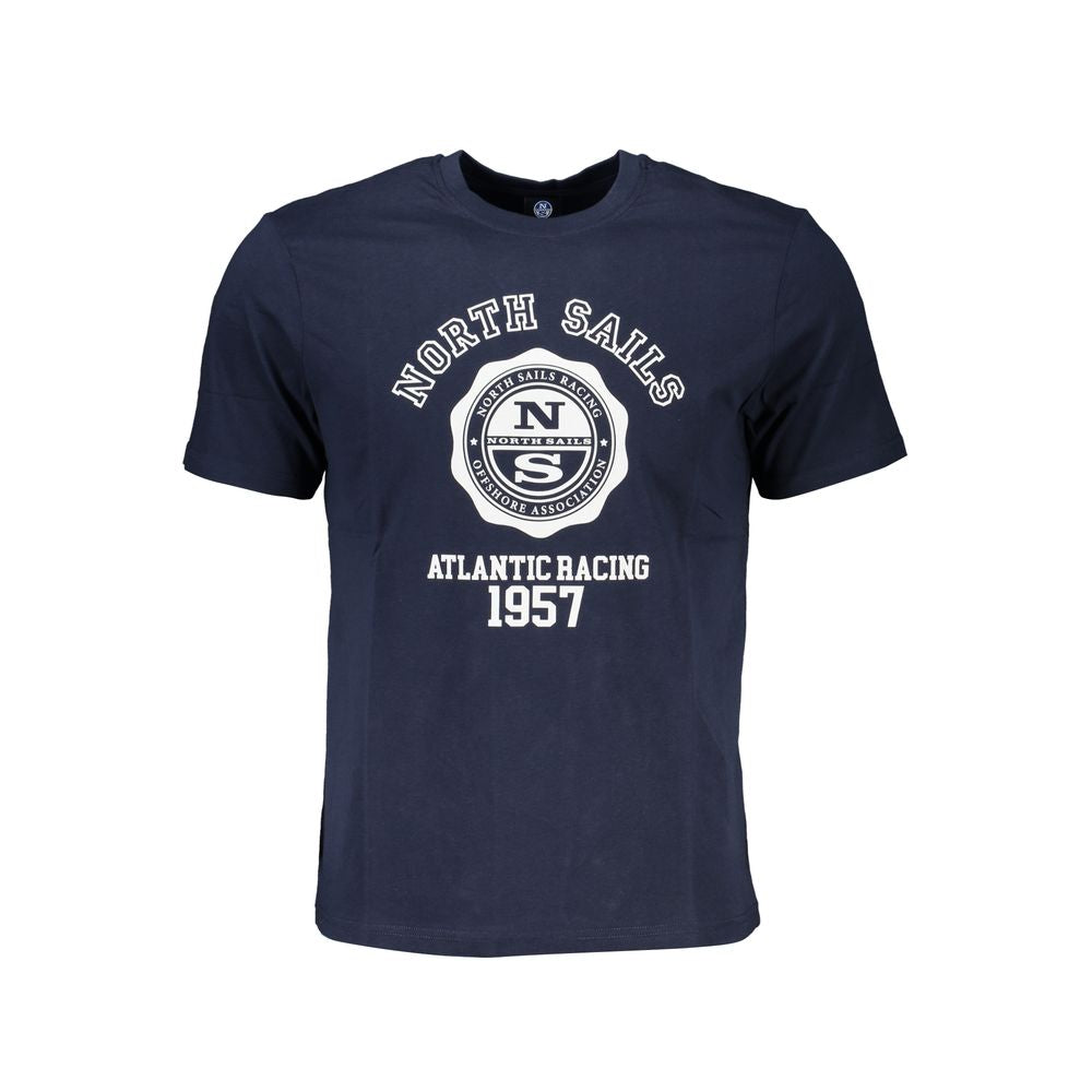 North Sails Blue Cotton Men's T-Shirt | Regal Royce