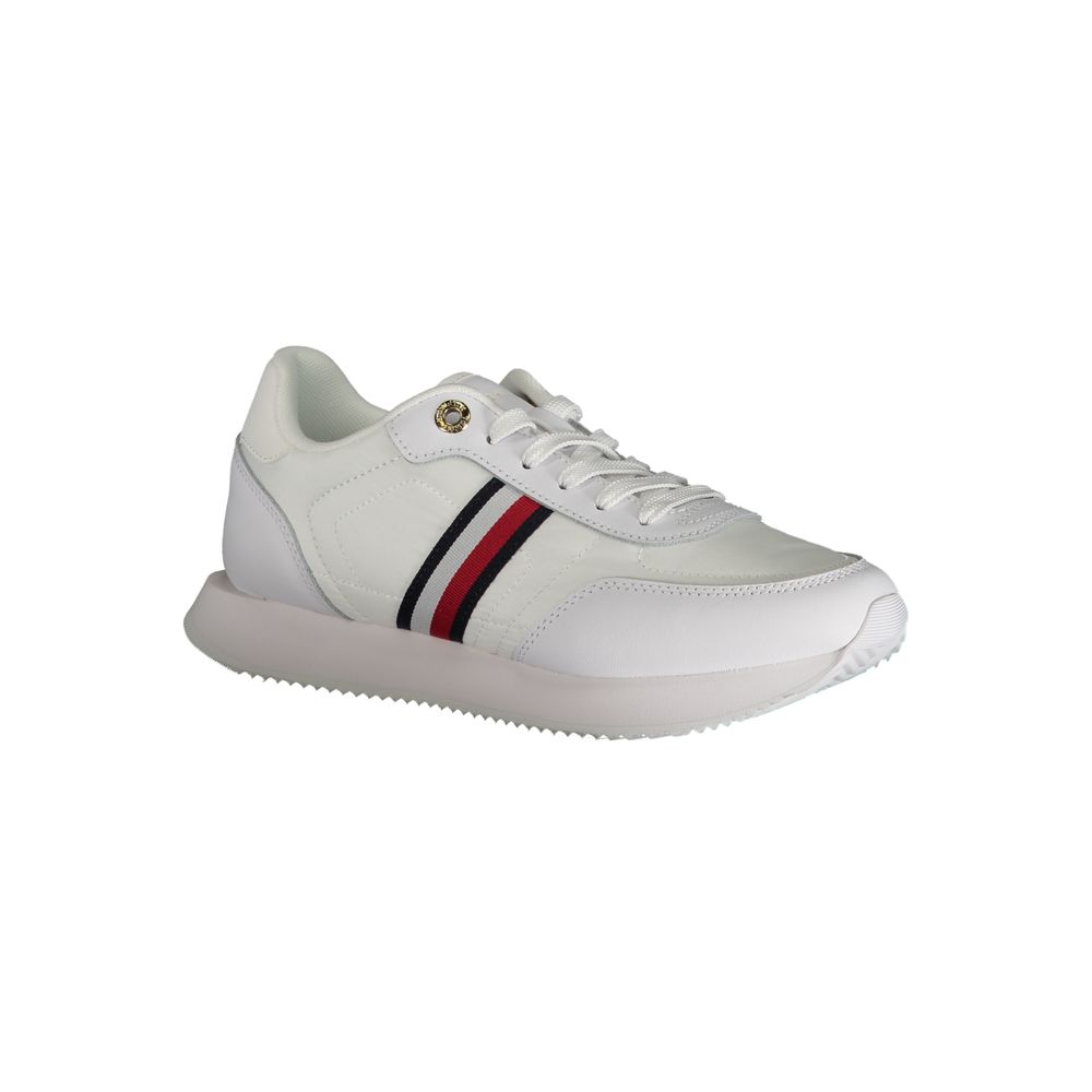 Tommy Hilfiger White Leather Women Sneaker | Regal Royce