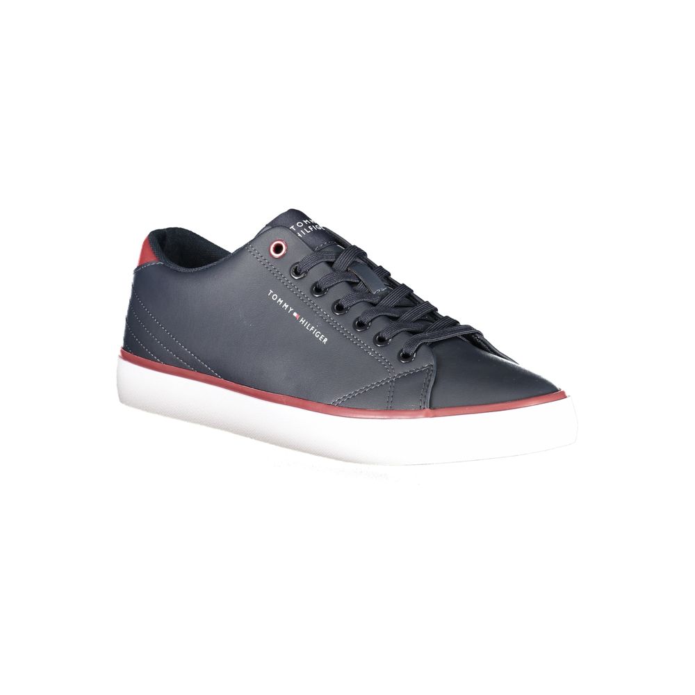 Tommy Hilfiger Blue Polyurethane Men Sneaker | Regal Royce