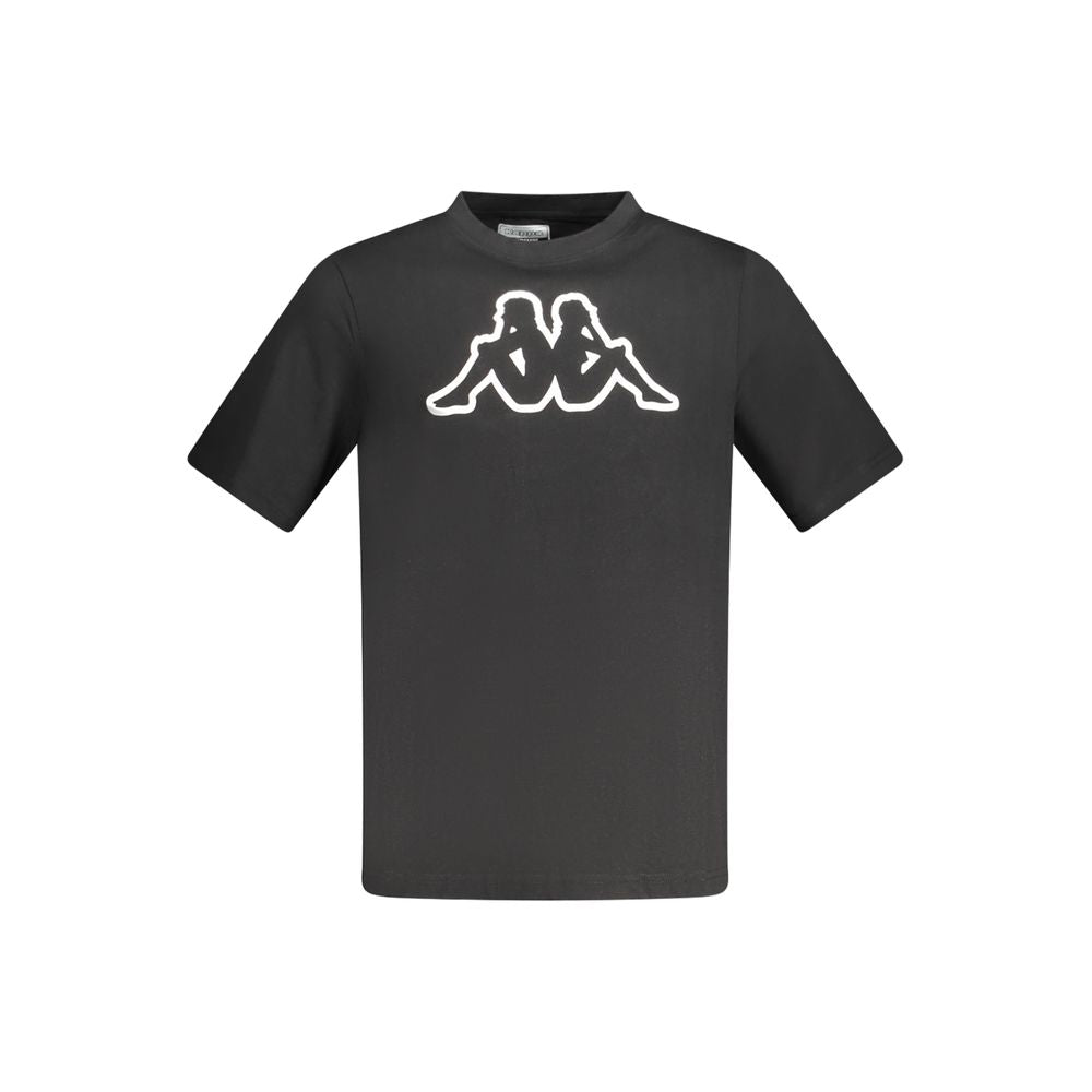 Kappa Black Cotton Men T-Shirt | Regal Royce