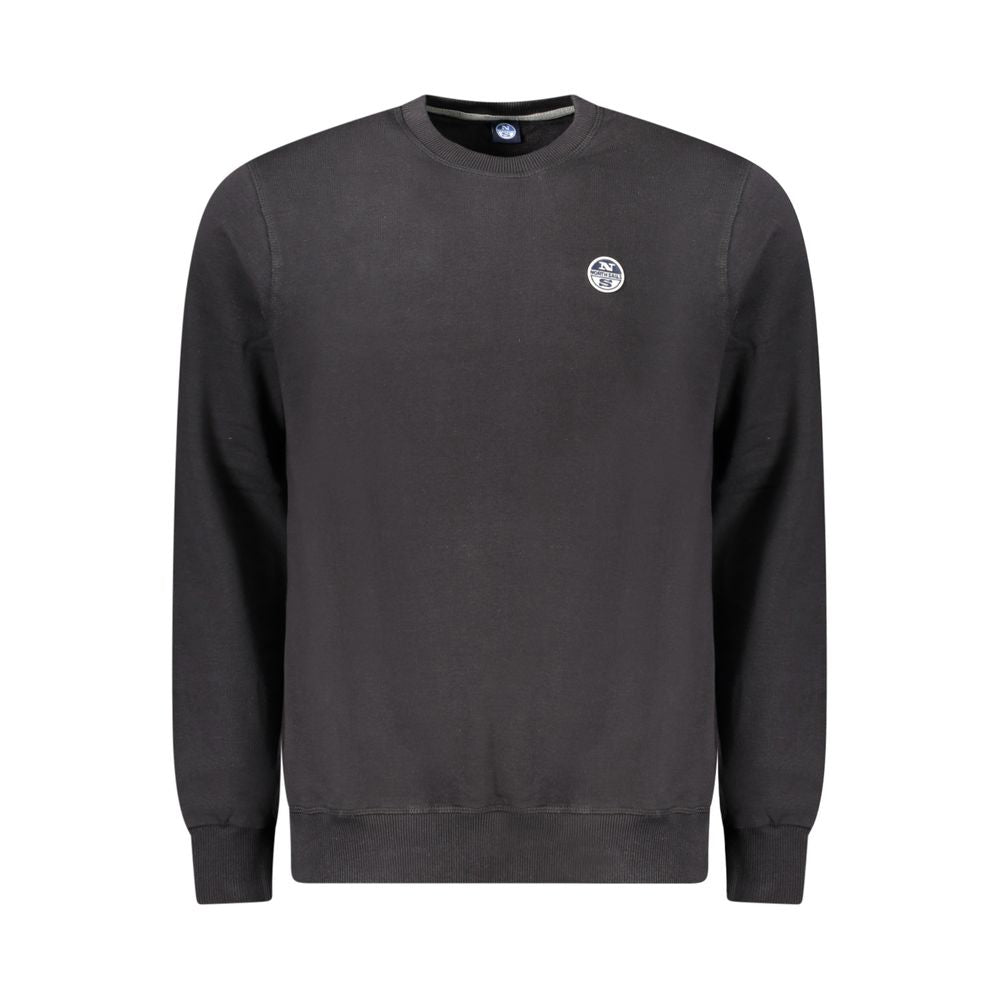 North Sails Black Cotton Men's Sweatshirt | Regal Royce