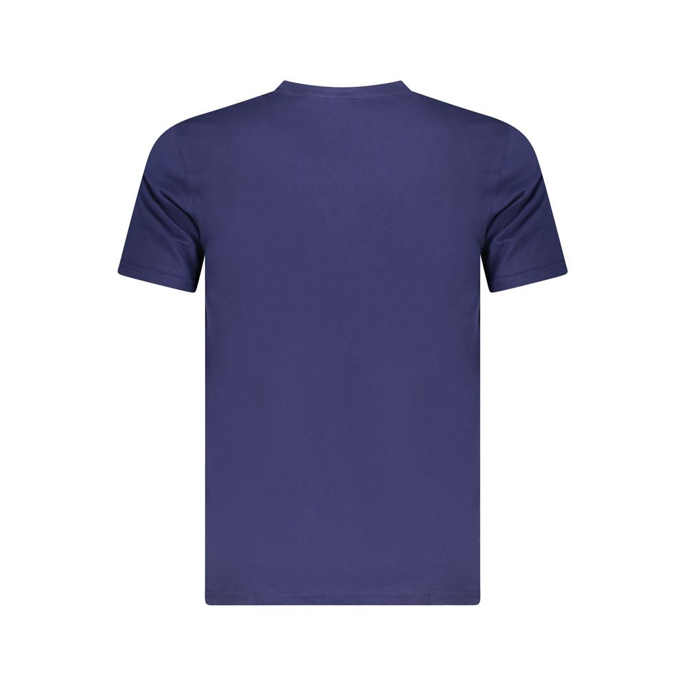 Cavalli Class Blu Cotton Men T-Shirt | Regal Royce