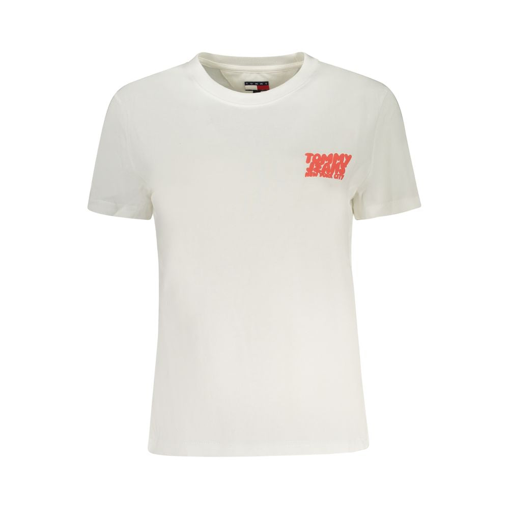 Tommy Hilfiger Beige Cotton Women T-Shirt | Regal Royce