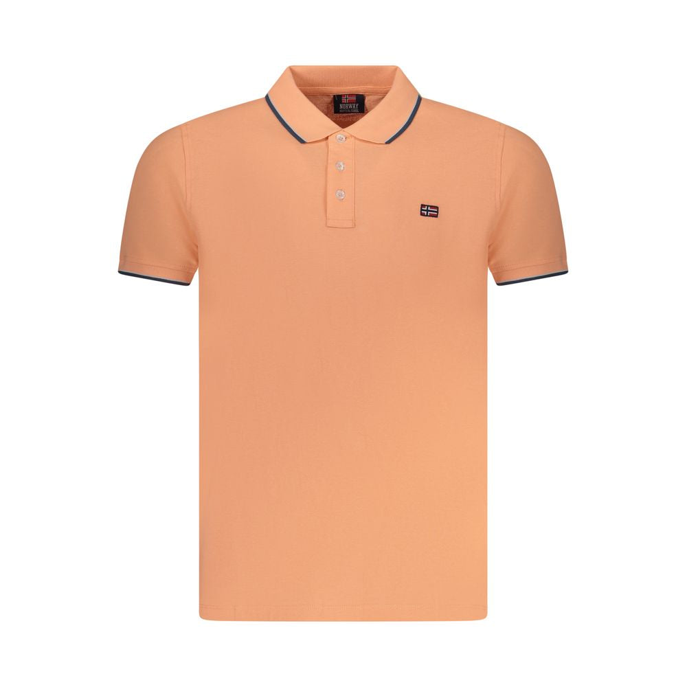 Norway 1963 Pink Cotton Men's Polo Shirt | Regal Royce