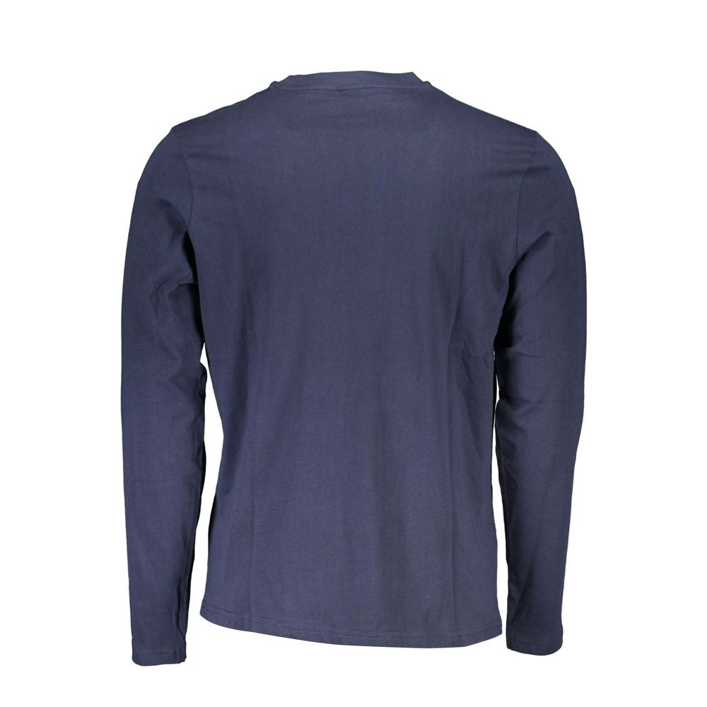 North Sails Blu Cotton Men T-Shirt | Regal Royce