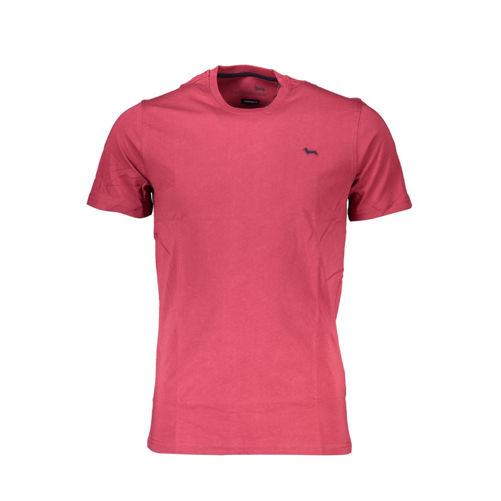 Harmont & Blaine Rosso Cotton Men T-Shirt | Regal Royce
