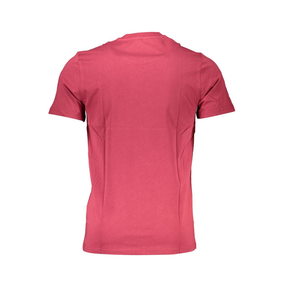 Harmont & Blaine Rosso Cotton Men T-Shirt | Regal Royce