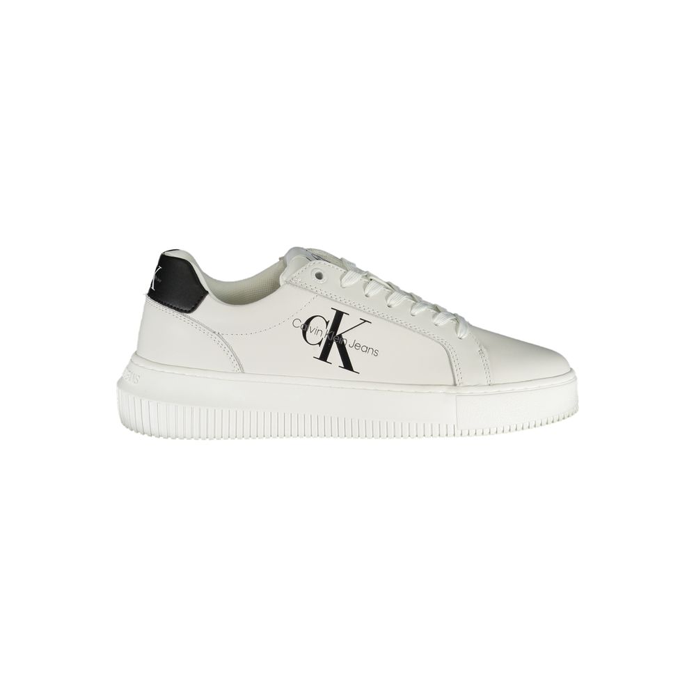 Calvin Klein White Leather Women Sneaker | Regal Royce