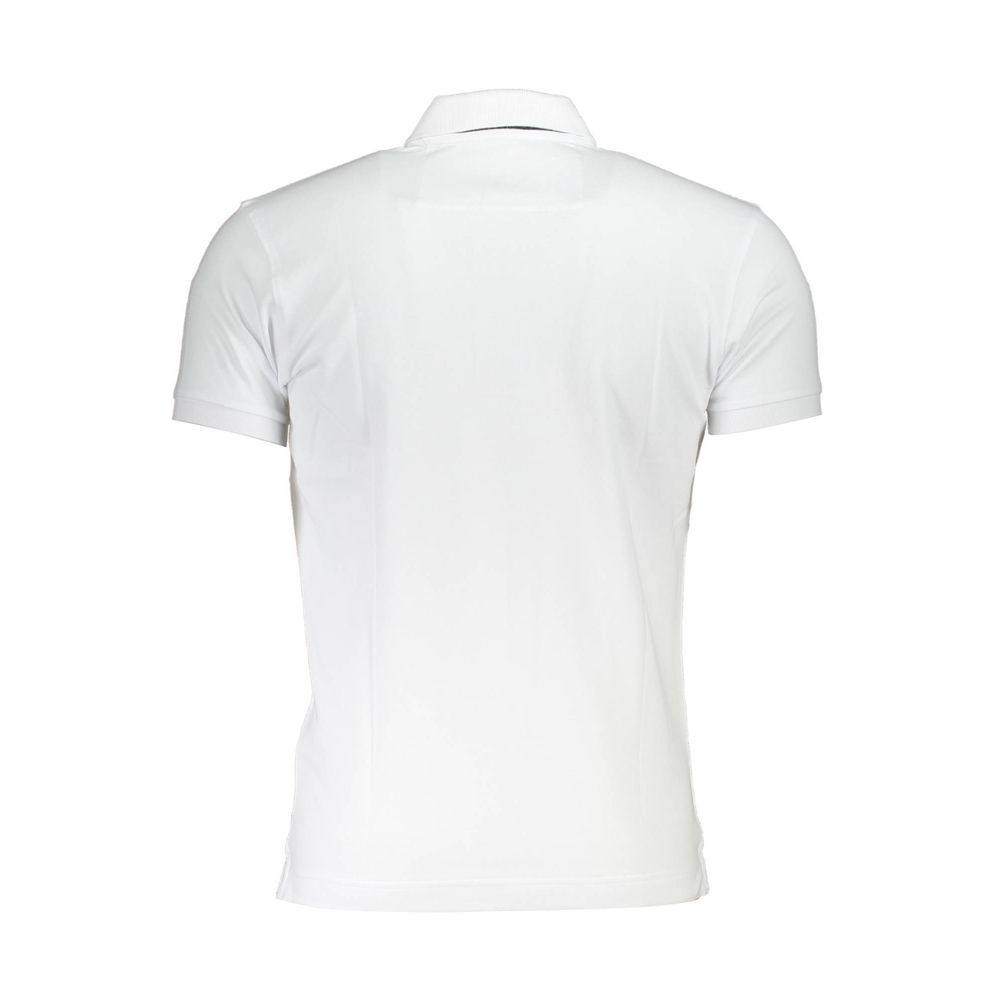 La Martina White Cotton Polo Shirt