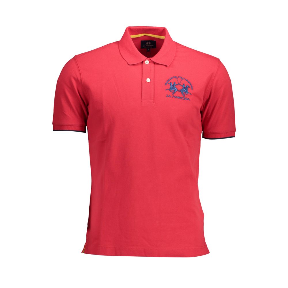 La Martina Elegant Pink Polo: Casual Luxury for Men | Regal Royce