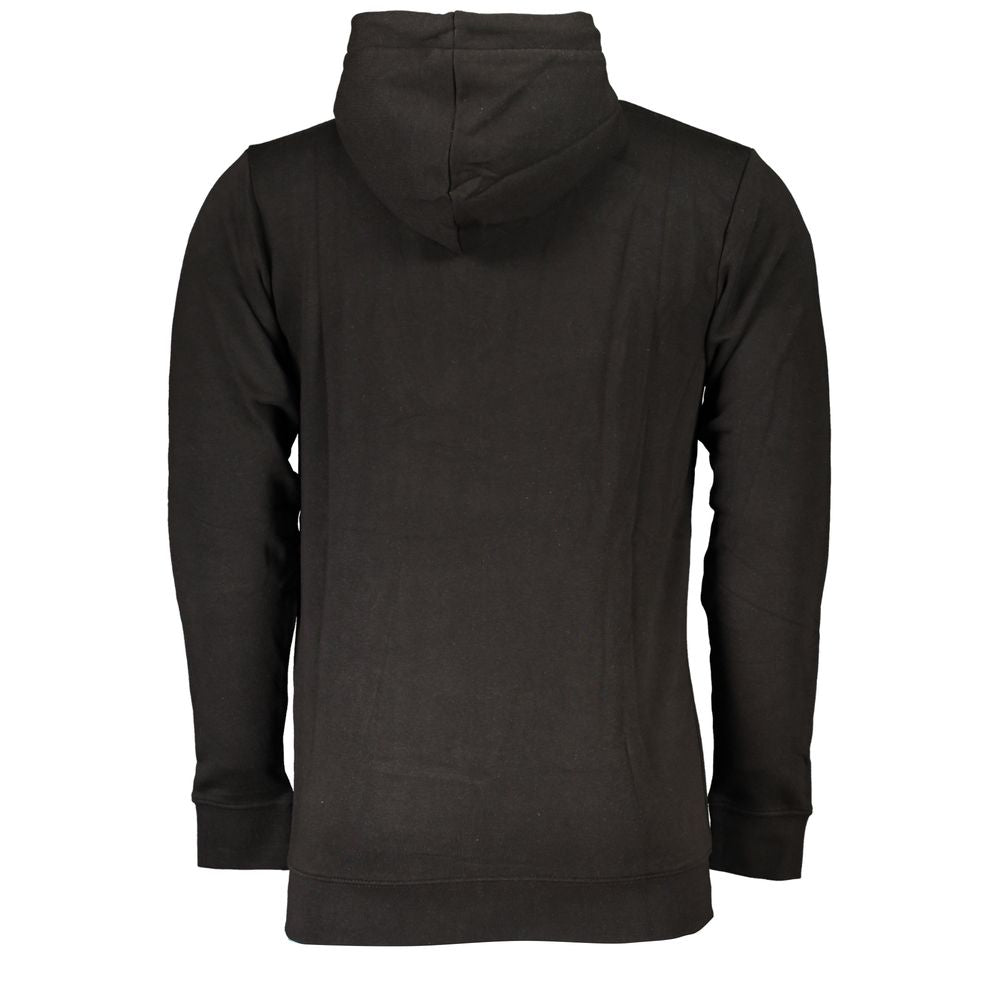 Cavalli Class Black Cotton Men's Hooded Sweatshirt | Regal Royce