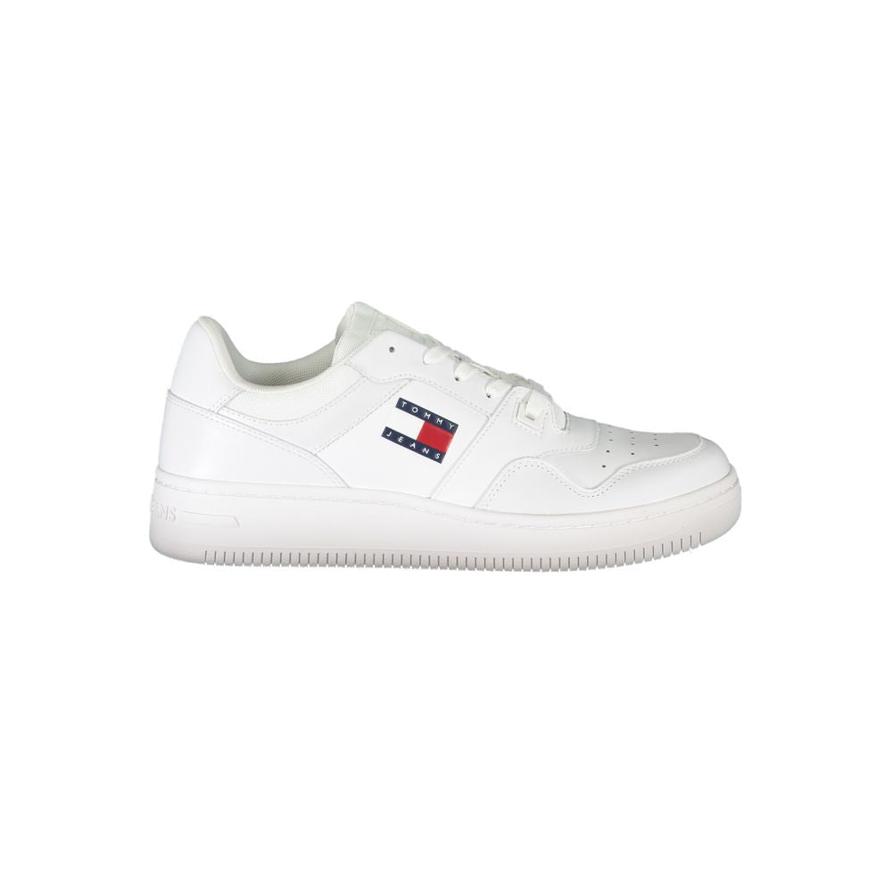 Tommy Hilfiger Bianco Pelle Men Sneaker | Regal Royce