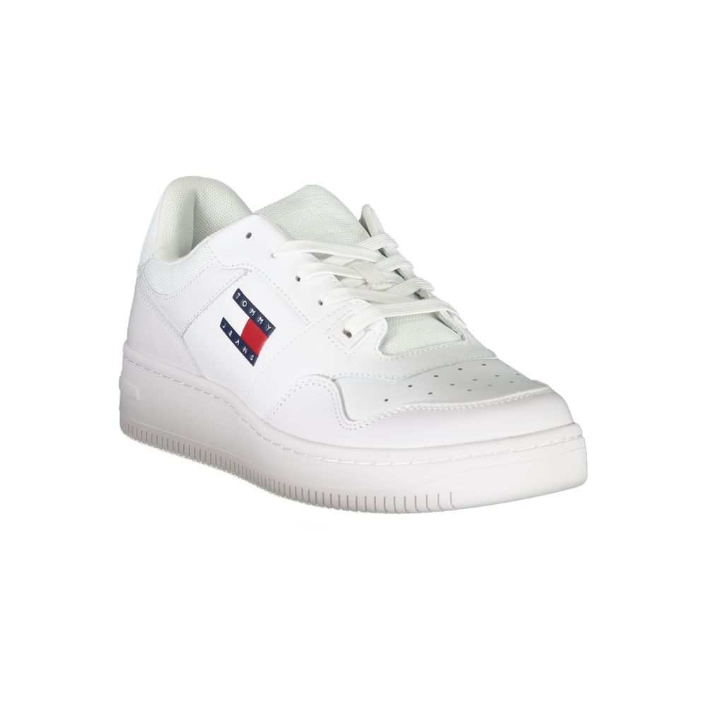 Tommy Hilfiger Bianco Pelle Men Sneaker | Regal Royce
