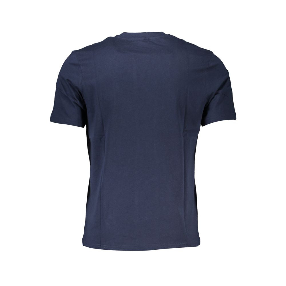 North Sails Blu Cotton Men T-Shirt | Regal Royce