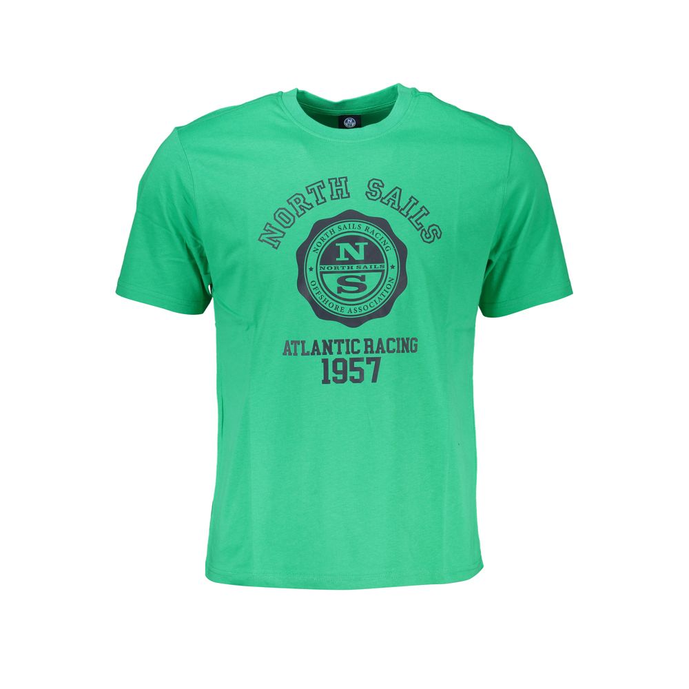 North Sails Verde Cotton Men T-Shirt | Regal Royce
