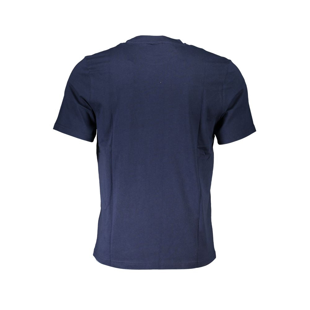 North Sails Blu Cotton Men T-Shirt | Regal Royce