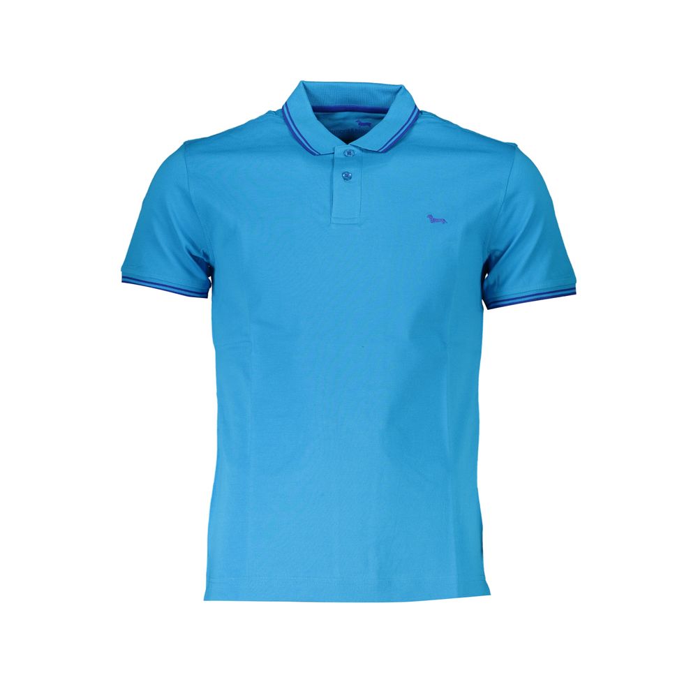Harmont & Blaine Azzurro Cotton Men Polo Shirt | Regal Royce