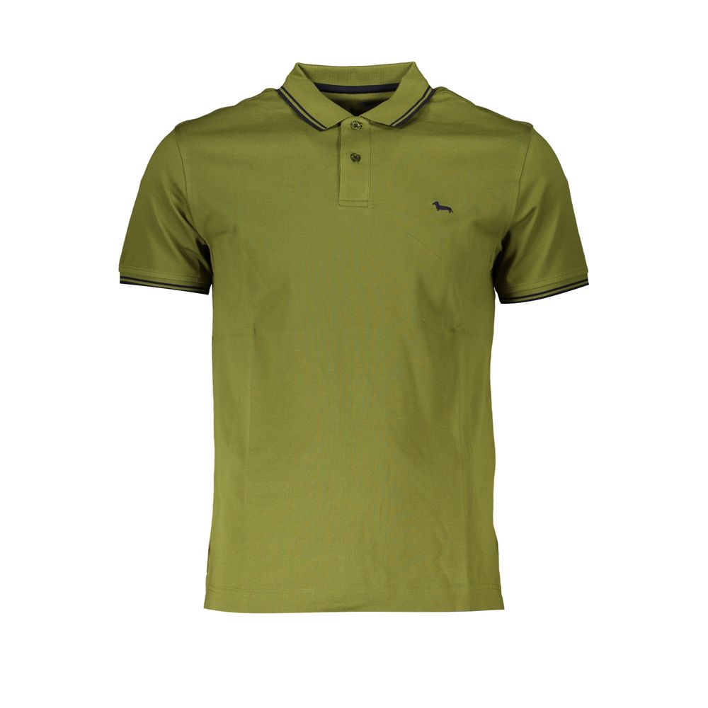 Harmont & Blaine Verde Cotton Mens Polo | Regal Royce
