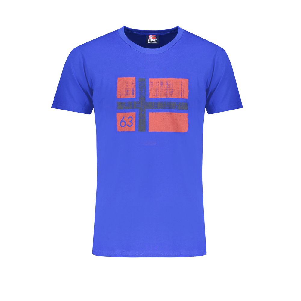 Norway 1963 Blu Cotton Men T-Shirt | Regal Royce