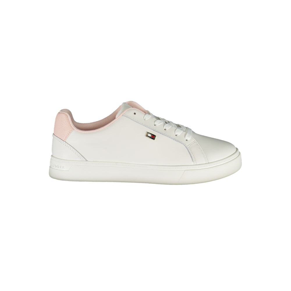 Tommy Hilfiger White Leather Women Sneaker | Regal Royce