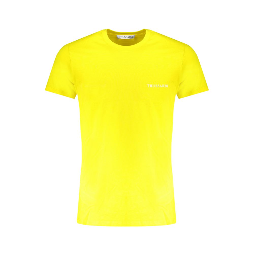 Trussardi Yellow Cotton Men's T-Shirt | Regal Royce