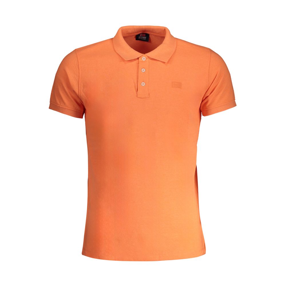 Norway 1963 Arancione Cotton Men Polo | Regal Royce