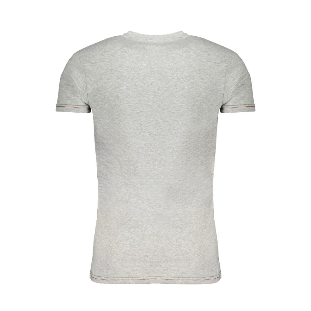 Aeronautica Militare Grigio Cotton Men T-Shirt | Regal Royce