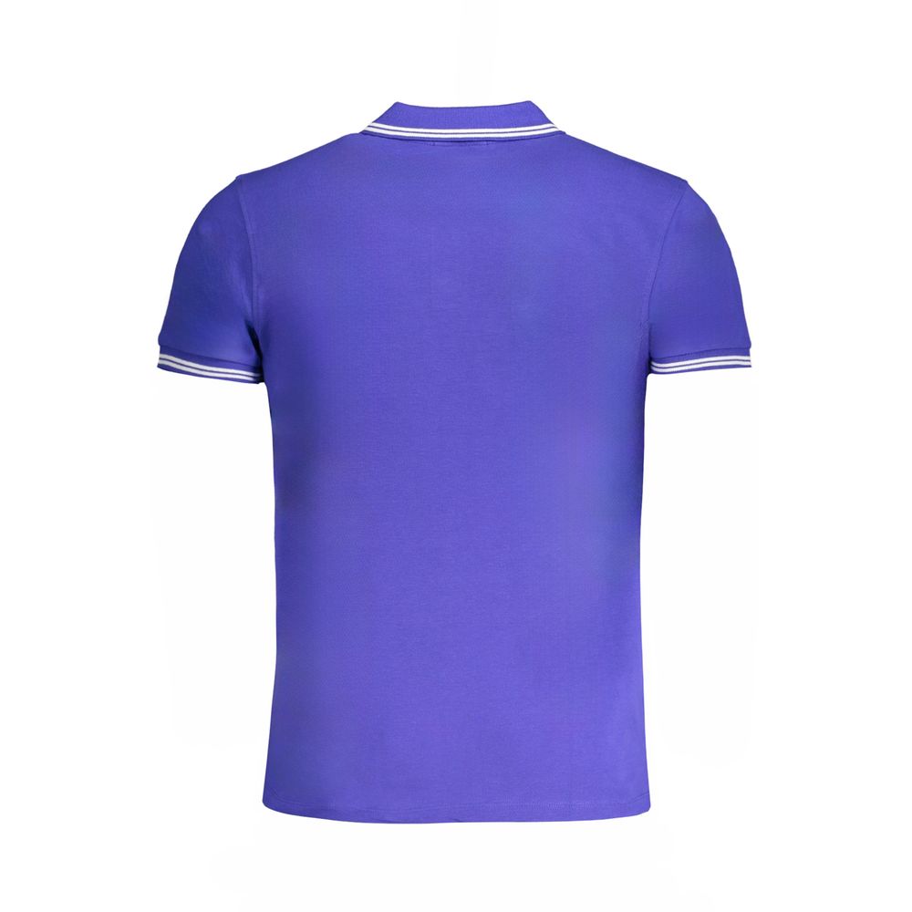 Cavalli Class Blue Cotton Men's Polo Shirt | Regal Royce