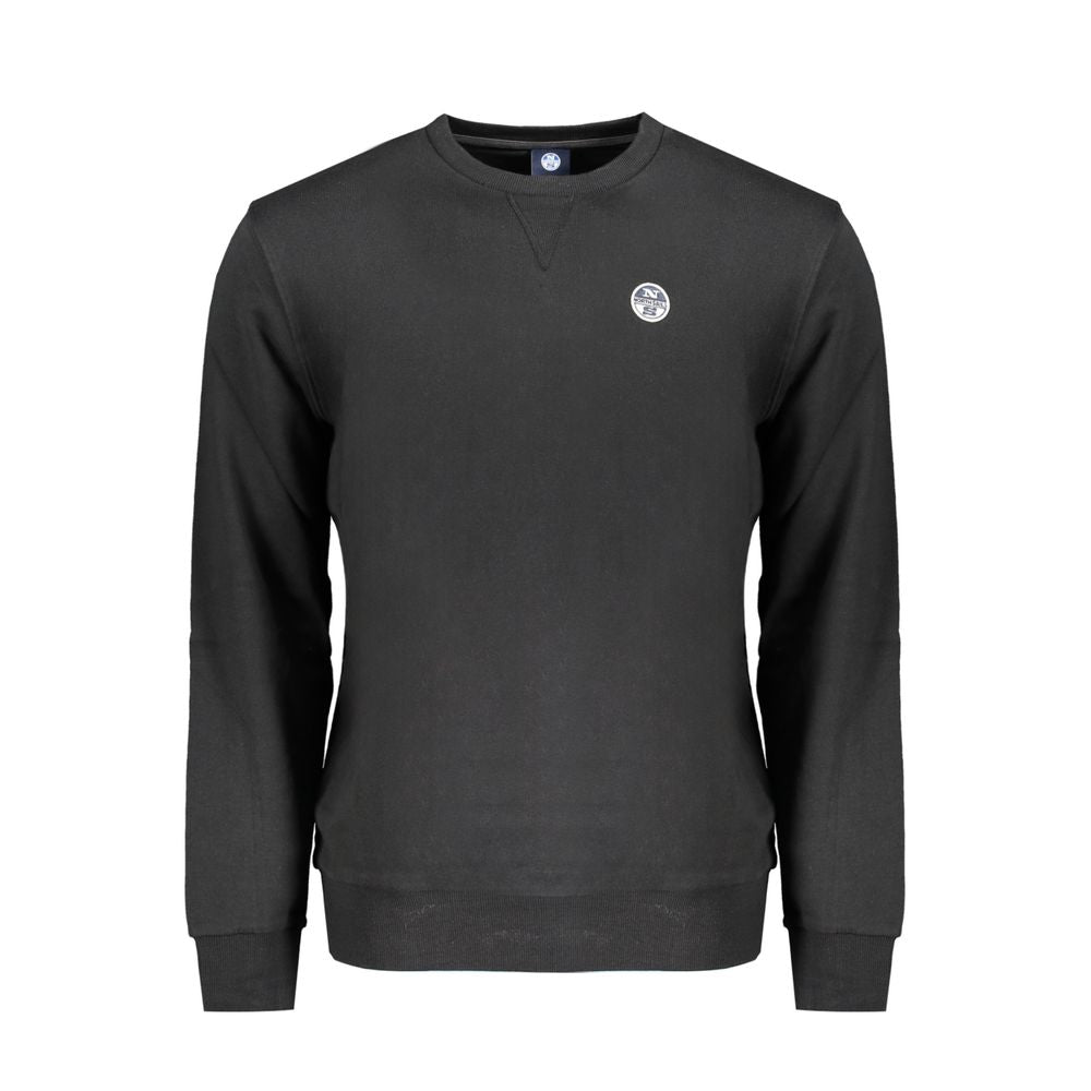 North Sails Black Cotton Men's Sweatshirt | Regal Royce